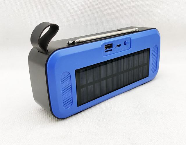 新款2013st太阳能充电蓝牙音箱便携手提usb插tf卡无线收音响工厂